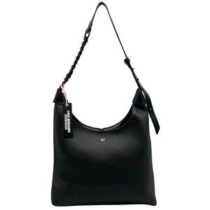 Like Dreams Black Luxe Braided Tote Bag